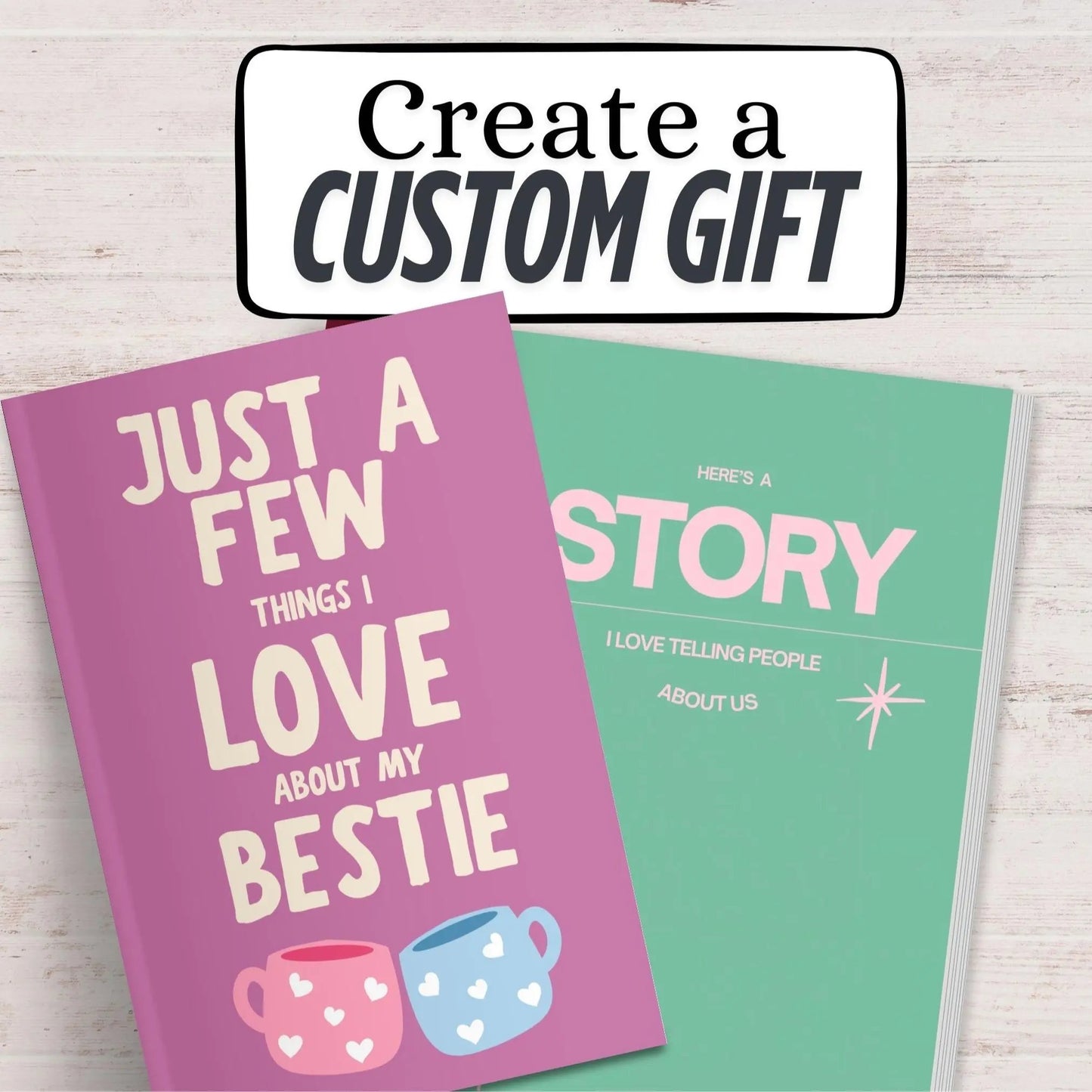 💕📔Just A Few Things I Love About My Bestie - Fill In The Blank Book Gift🎁