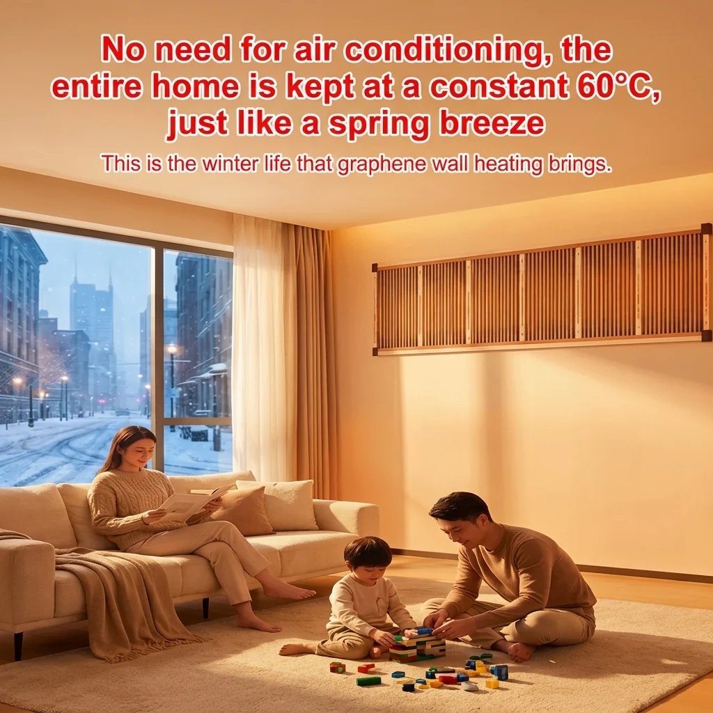 🔥 Graphene Far-Infrared Ceramic Wall Heater | 50W–400W