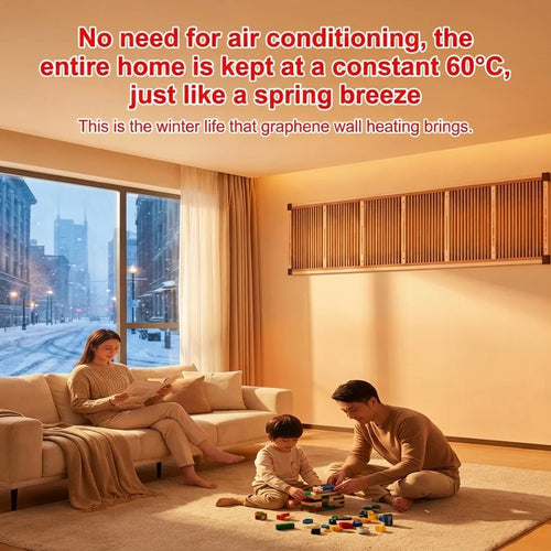 🔥 Graphene Far-Infrared Ceramic Wall Heater | 50W–400W