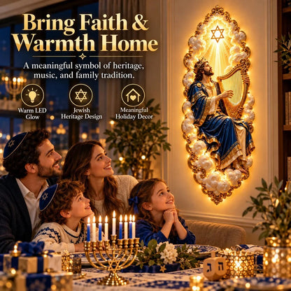 ✡️ Light of the High Priest | Illuminated Jewish Heritage Wall Art ✨