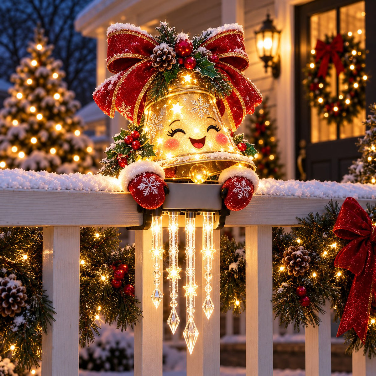 🎄Christmas Character Railing Lights😍