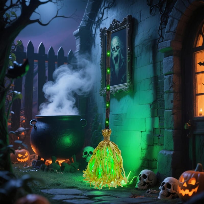 🔥Last Day 49% OFF - 🎃🧹Floating Witch's Broom –Haunted Dancing Moving Broom(📦Buy 2 Free Shipping)