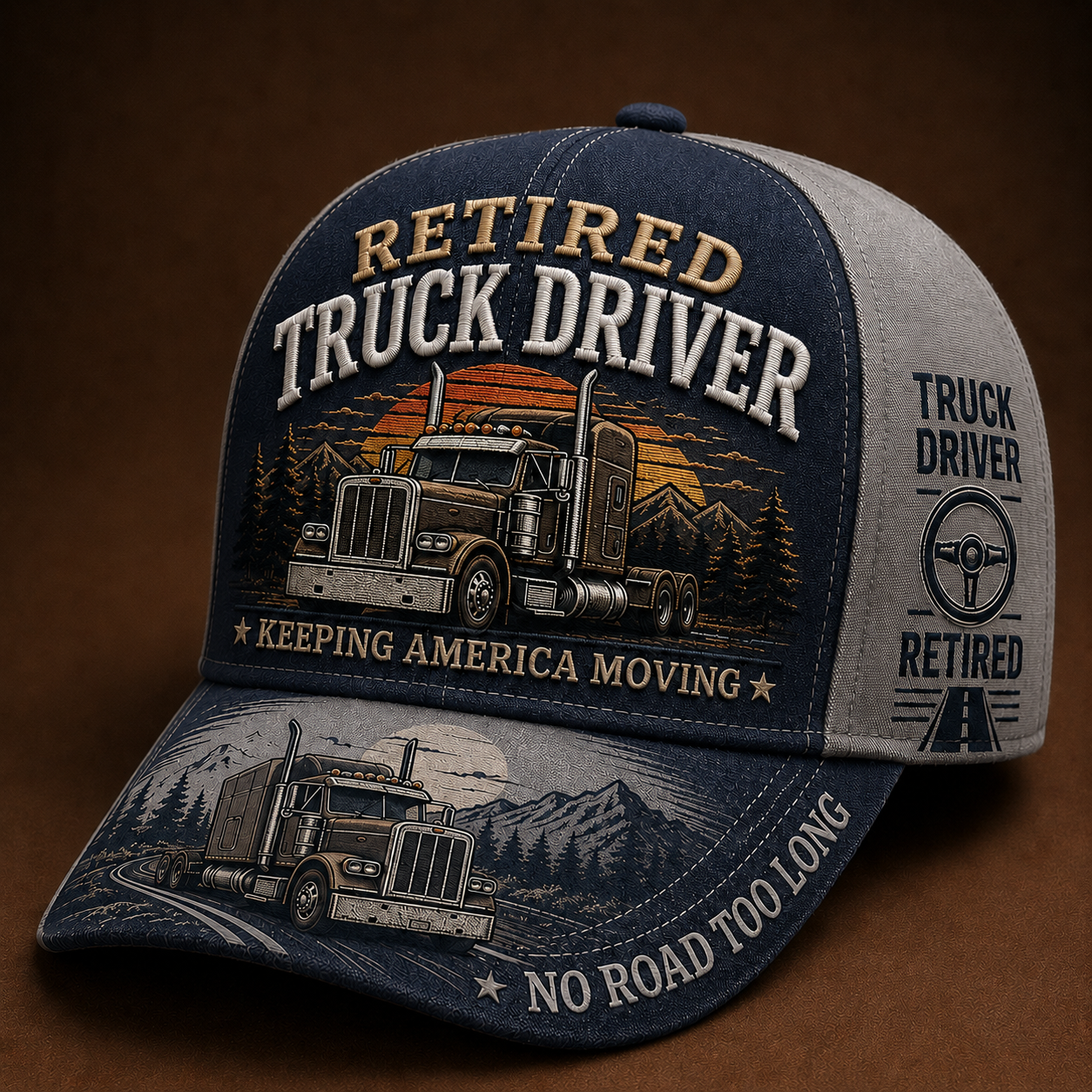 💥LAST DAY 49% OFF -🚛 RETIRED TRUCK DRIVER CAP
