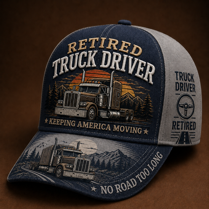 💥LAST DAY 49% OFF -🚛 RETIRED TRUCK DRIVER CAP