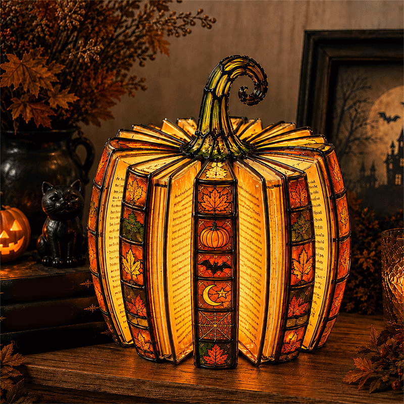 🎃 Magical Pumpkin Book Light