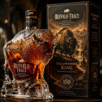 Yellowstone 150 Years Heritage Edition Whiskey Bottle