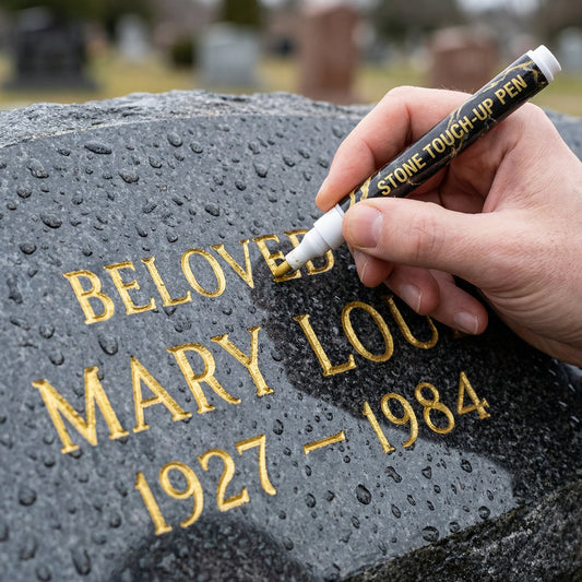 💐Golden Grave Marker Pen, Restore Faded Tombstone Inscriptions（BUY 1 GET 1 FREE！)