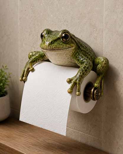 Frog Toilet Paper Holder