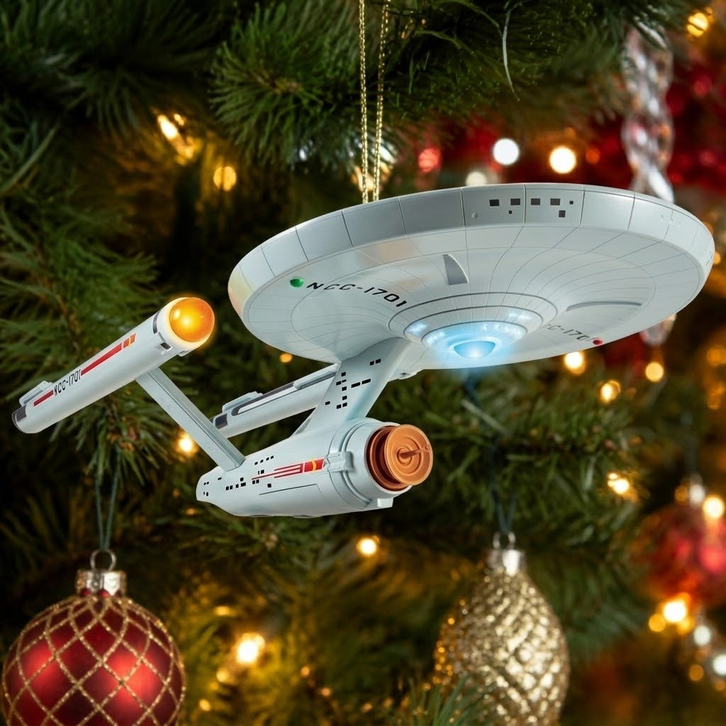 U.S.S. Enterprise NCC-1701 60th Anniversary Ornament