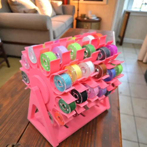 Rotating Bobbin Thread Organizer