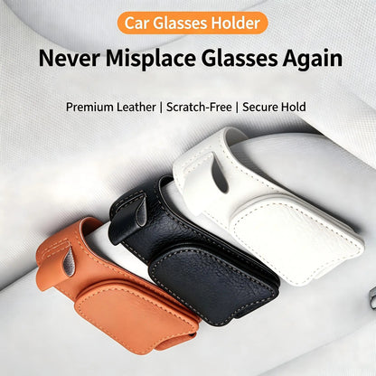 Magnetic Car Sun Visor Sunglasses Holder – Multi-Use Clip