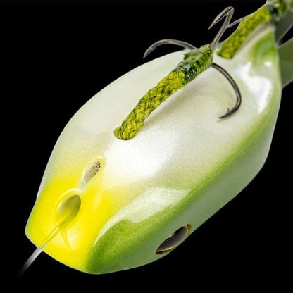 ⏳ Last Day 49% OFF – 🐸 Top Frog 6.5" Pre-Rigged Topwater Fishing Lure | Line-Thru Kicking-Leg Action, 1.2 oz Body & 100 lb Leader Included 🎣✨
