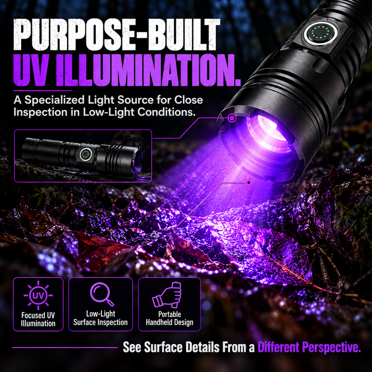 Rechargeable Blood Tracking Light 🔦 For Night Hunting & Outdoor Adventures
