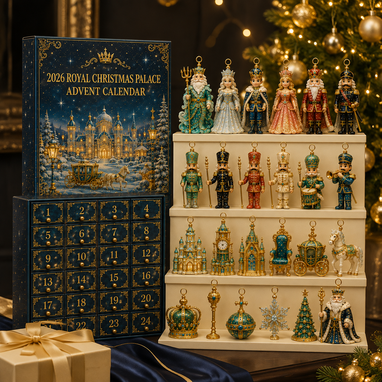 ❤️✨2026 Royal Christmas Palace Luxury Countdown Gift Set