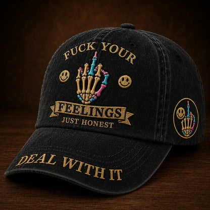 FXXK YOUR FEELINGS Cap🎁Free Double-Sided Honor Coin With Every Cap Purchase