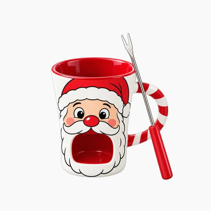 🎅 Christmas Chocolate Fondue Mug | Sweet Holiday Moments