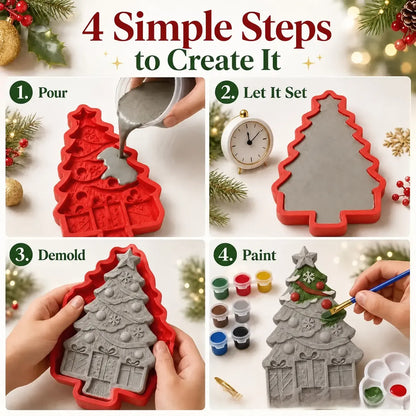 DIY Christmas Tree Silicone Mold - Holiday Craft Mould