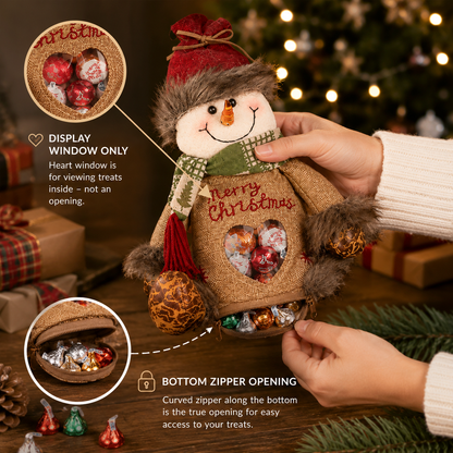 【🎁Last Day 50% OFF】🎉🎅Christmas Gift Bags Zipper Design