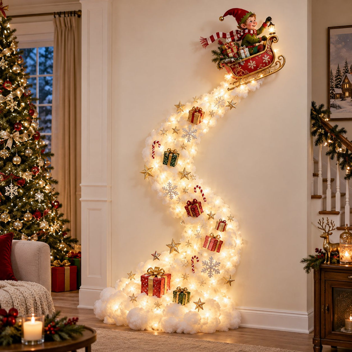 Christmas Magic Trail Wall Light – 10 Festive Designs