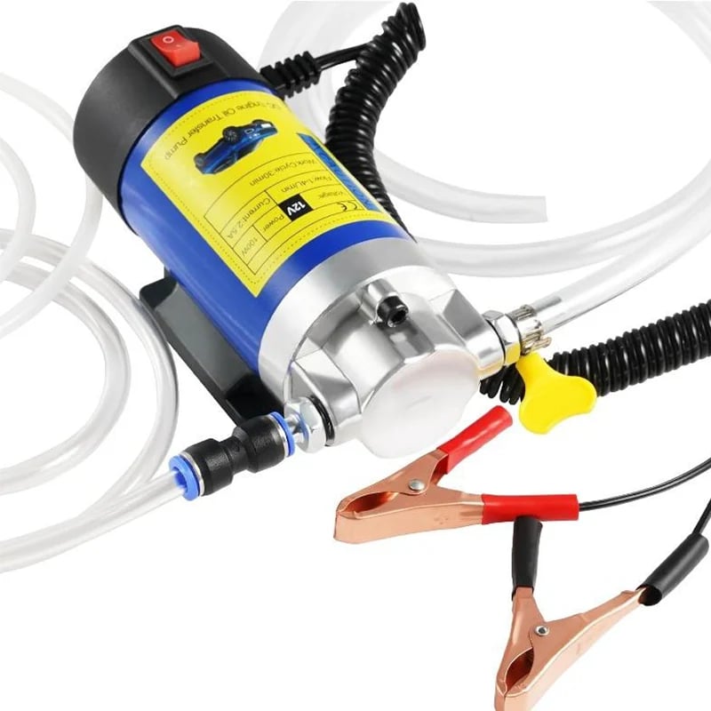 🔧 Portable Oil Transfer Pump – 12V / 24V Engine Oil Extractor