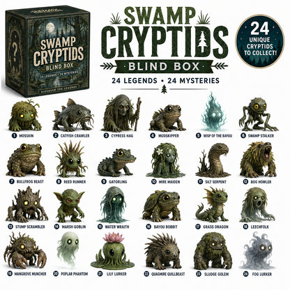 👁️ North American Cryptids Blind Box – 24 Legends, 24 Mysteries 👹