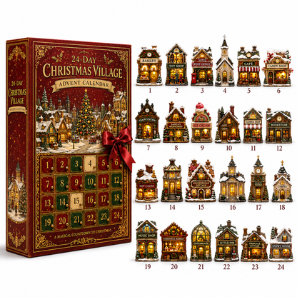 🔥24-Day Christmas Countdown Advent Calendar – Christmas Town
