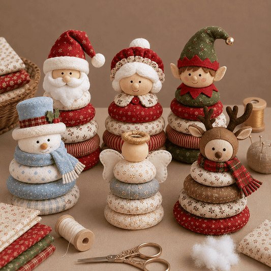 🔥49% Off Last Day - BUY 3 GET 1 FREE🎅 DIY Christmas Patchwork Doll Kit