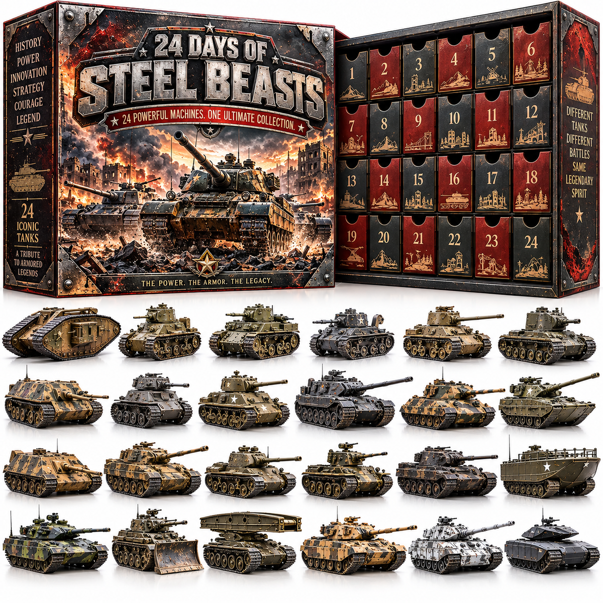🔥 Love Legendary Tanks? 🪖 2026 Armored Legends – 24 Days, 24 Machines!