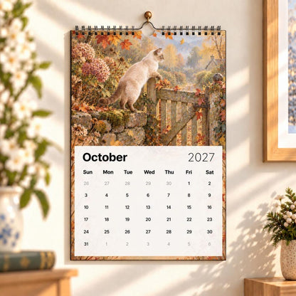 🐈 2027 Cottage Cats Wall Calendar