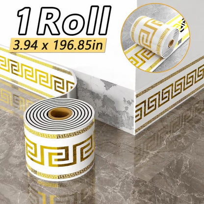 ✨ Home Refresh Special | Peel & Stick Decorative Baseboard Trim – Save 50%
