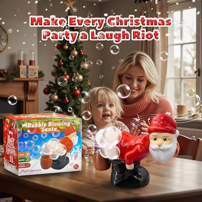 🎅 Farting Santa Musical Bubble Blower | Lights, Music & Dancing