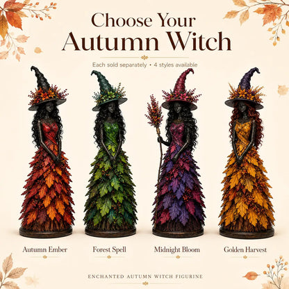 🔥Last Day 49% OFF-🧙Enchanted Autumn Witch Figurine (✨2026 Limited Edition)