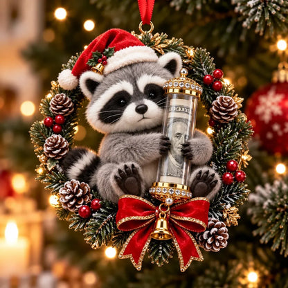 ⏳ Last Day 49% OFF – 🎄3D Christmas Money Plush Ornament | 13 Cute Animal Designs with Reusable Cash & Coin Holder 🎁