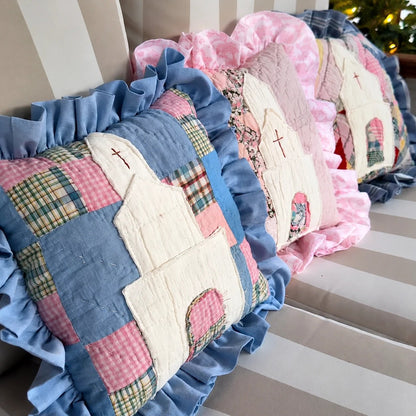 ✝Handmade Church Prayer Pillow | A Little Piece of Faith & Home