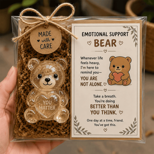 Emotional Support Bear — A Little Reminder That You Matter 🐻🤎