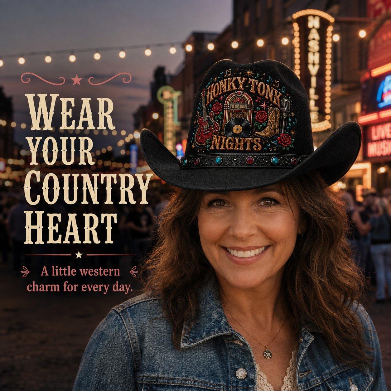 ⏳ Last Day 49% OFF – 🤠 Queen of Country 1946–2026 Tribute Cowboy Hat Collection | Premium Embroidered Western Hats With Guitar, Floral, Rhinestone & Country Music Legacy Designs 🎸✨