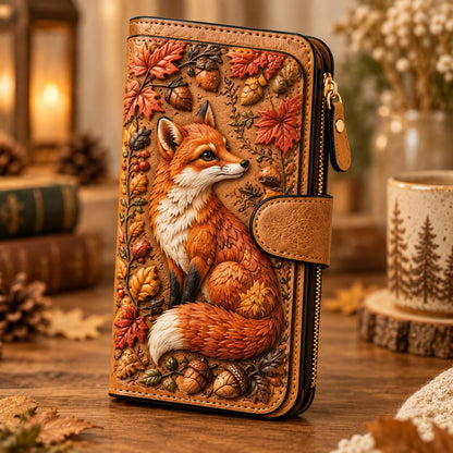 👛 Vintage Embossed Art Wallet – 10 Story-Inspired Designs