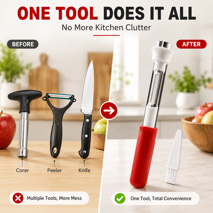 🍎🍐2pack- 2-in-1 Fruit Corer & Peeler | Core & Peel in Seconds