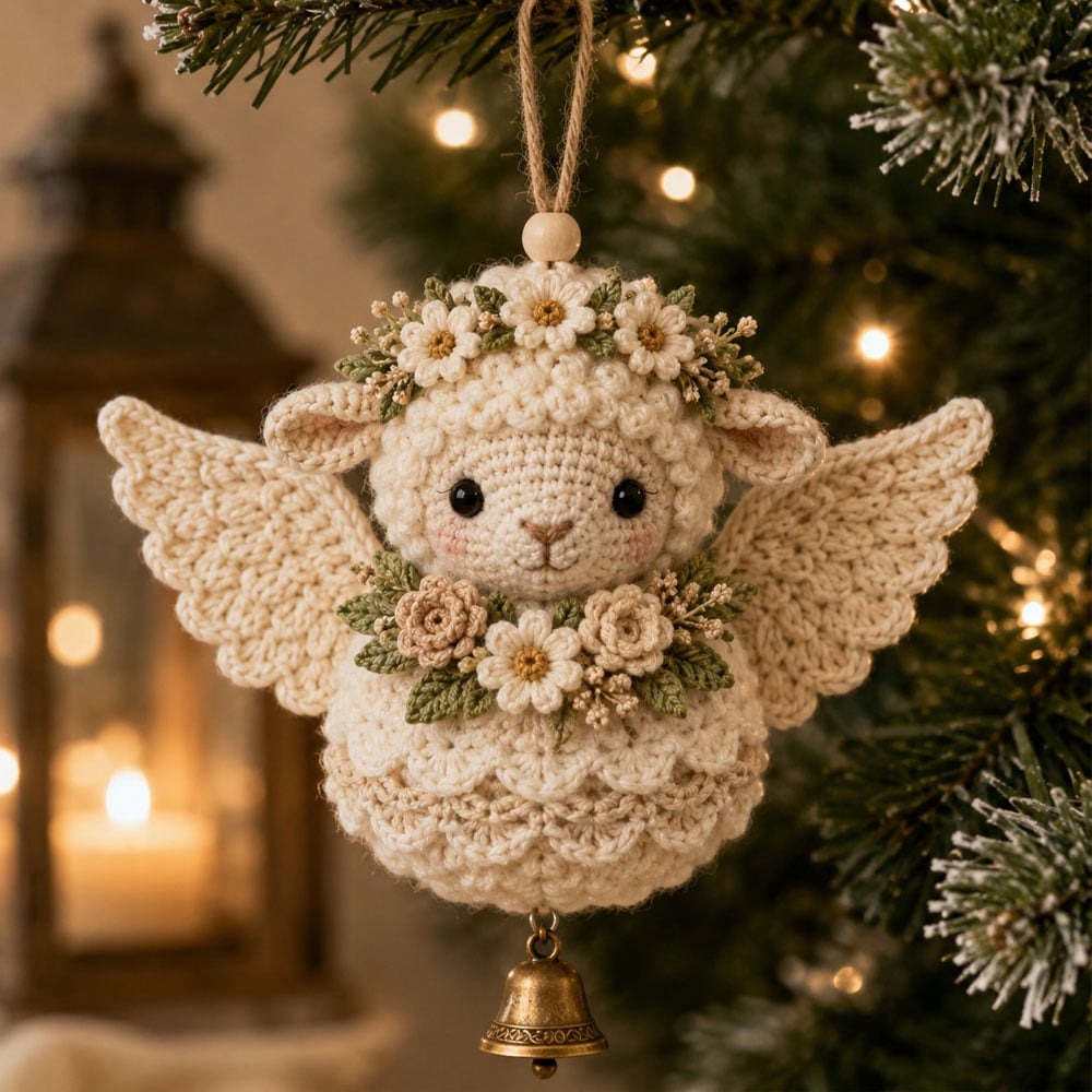 🔥Last Day 50% OFF 🪽 Animal Angel Crochet Ornament DIY Kit