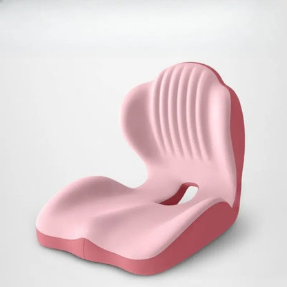 Ergonomic Memory Foam SeatCushion with Lumbar & BackSupport, Relieves Back Pain,Reduces Pressure