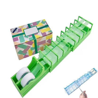 🎁 18-Strip Expandable Tape Dispenser – Wrap Gifts Up to 3× Faster