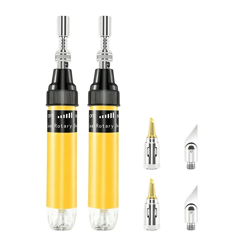🛠️ 5-in-1 Cordless Butane Soldering Iron – No Outlet Needed