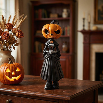 🎁🎉Only $32.99 This Week🌟👻Halloween Pumpkin Man Figurine/Decoration🎃