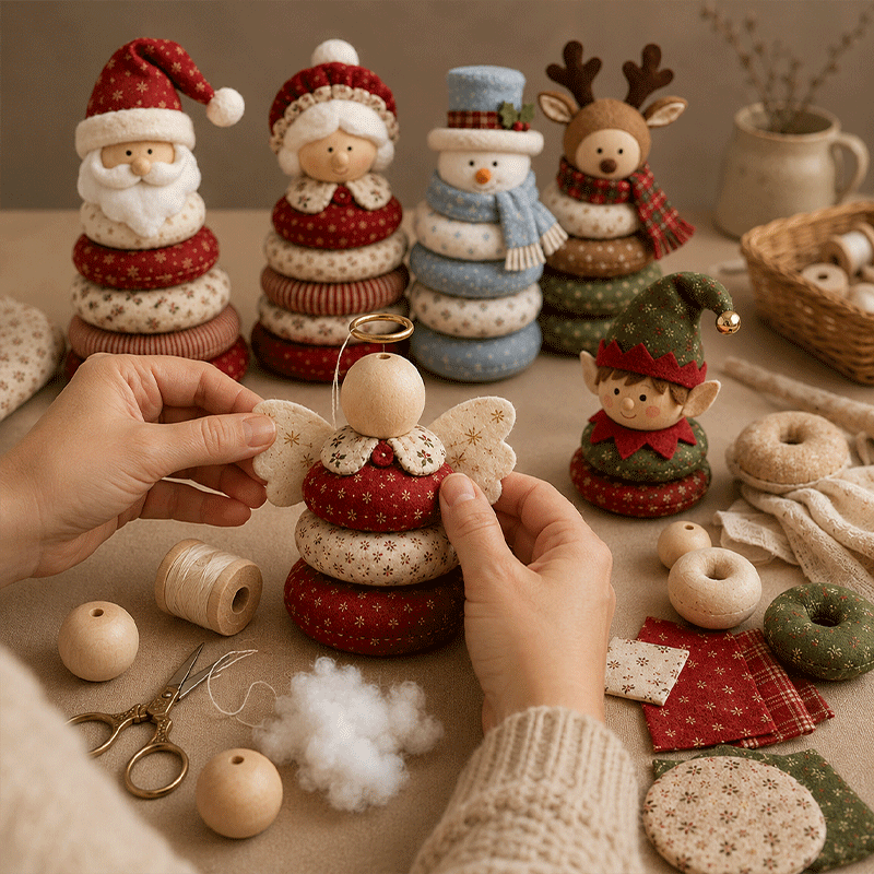 🔥49% Off Last Day - BUY 3 GET 1 FREE🎅 DIY Christmas Patchwork Doll Kit
