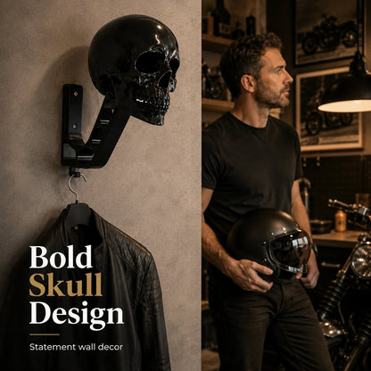 💀Skull‑Shaped Helmet Wall Hanger