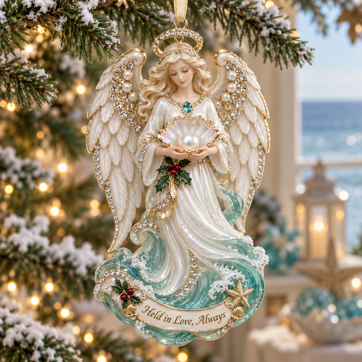 Coastal Christmas Magic Christmas tree ornaments