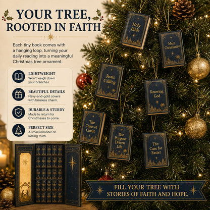 🎁Last Day 49% OFF-✦ 📖 25-Day Christian Mini Book Advent Calendar 🎄 ✦