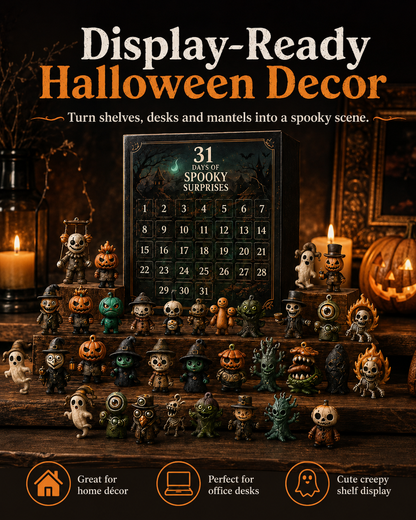 31-Day Halloween Advent Calendar with Mini Figurines