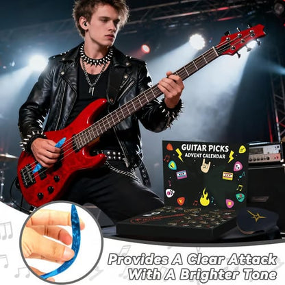 🎸 Guitar Picks Advent Calendar 2026 – 24 Musician Surprises