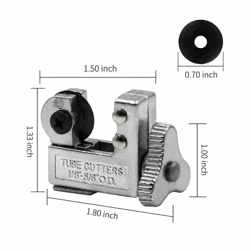 🛠️ Mini Tube Cutter | 1/8'‑5/8' OD Pipe Cutting Tool